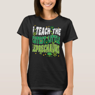 Camiseta Rua Patrick Day Ensina Pequeno Leprechauns Santo P