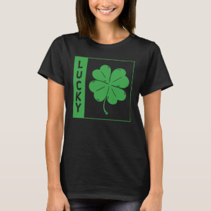 Camiseta Rua Patrick Day Lucky Green C Folha Saint Patricks
