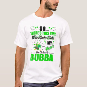 Camiseta Rua Patrick Day Que Meio Que Roubou Meu Coração Me