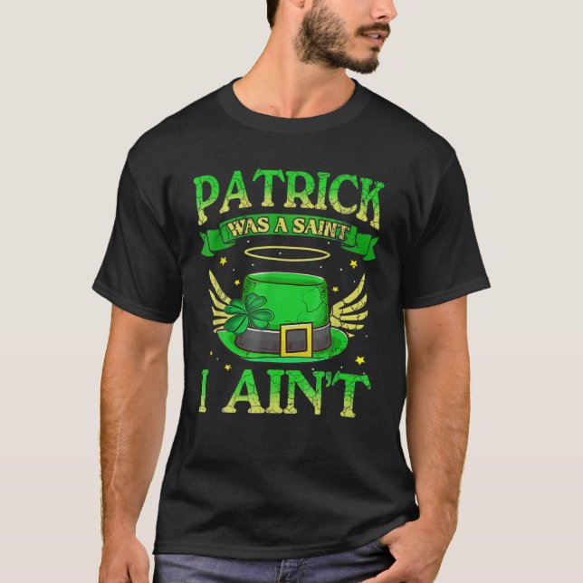 Camiseta Rua Patrick foi uma Santo que eu não sou engraçado (Frente)