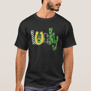 Camiseta Rua. Patricks Day Gnome Shamrocks Horsferes Irish 