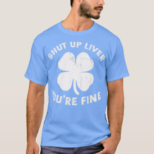 Camiseta Rua Patrickx27s Dia da Cerveja Bebendo Fechar fíga