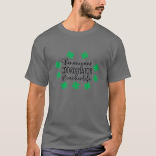 Camiseta Rua Pattys Dia de São Patrício do professor Shen