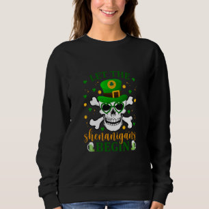 Camiseta Rua Pattys Irish Tee Pirata de Dia de São Patríc