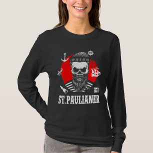 Camiseta Rua Pauli Hamburg Skull Paulian Santo Pauli