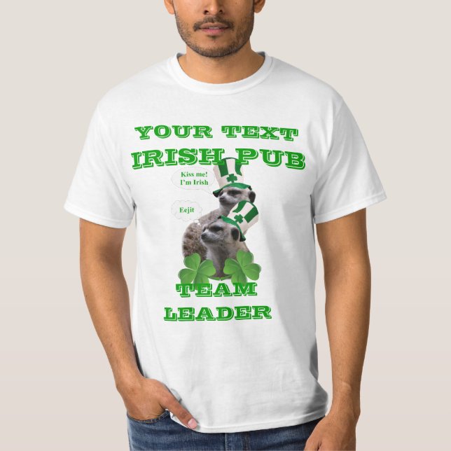 Camiseta Rua personalizada engraçada de Patrick (Frente)