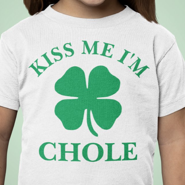 Camiseta Rua personalizada me beija. Dia de Patrick (Criador carregado)