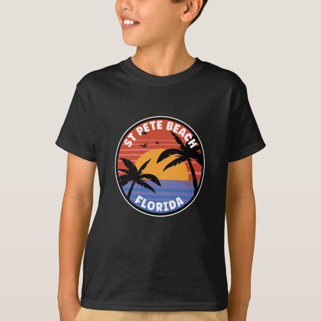 Camiseta Rua Pete Beach Florida Sunset Paradise (Frente)