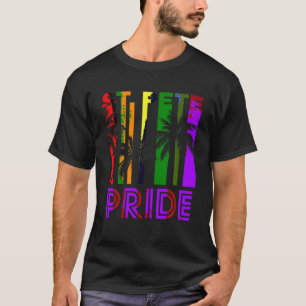 Camiseta Rua Pete Pride Orgulho gay LGBTQ Árvores de Palma