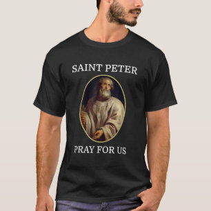 Camiseta Rua Peter Católico Papa Santo Tee Papal Christian
