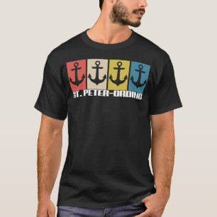 Camiseta Rua Peter Ording Anchor Vintage Sea Retro Rua Pete