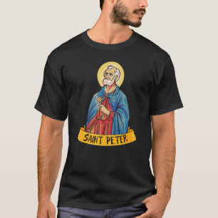Camiseta Rua Peter The Apostle Keys Para O Reino Católico