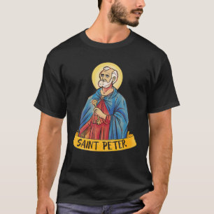 Camiseta Rua Peter The Apostle Keys Para O Reino Católico