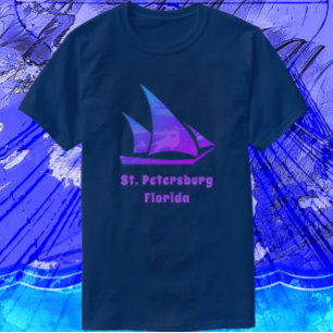 Camiseta Rua: Petersburg Flórida Brilhante - Nave-vela Colo