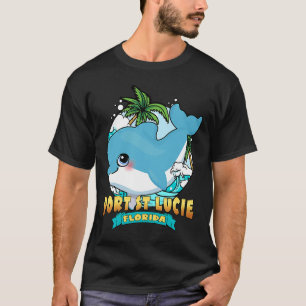 Camiseta RUA PORTUÁRIA LUCIE FLORIDA Cute Baby Dolphin Beac