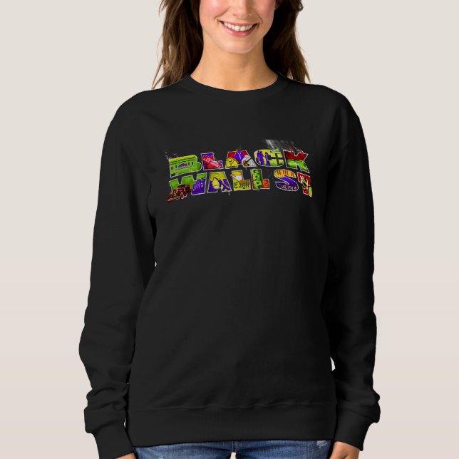 Camiseta Rua Preta St Graffiti Afro-Americana Rua Rua (Frente)