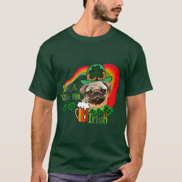 Camiseta Rua, Pug do Dia de Patrick