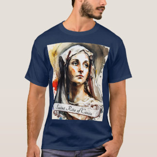 Camiseta Rua Rita da Igreja Católica de Cáscia Santos Relig