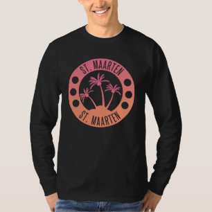 Camiseta Rua: Rosa Maarten e Gradiente Coral Sint Martin