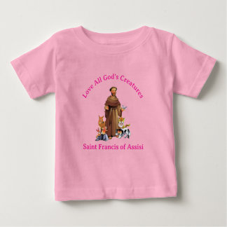Camiseta Rua Rosa Toddler. Francis Assisi Católico