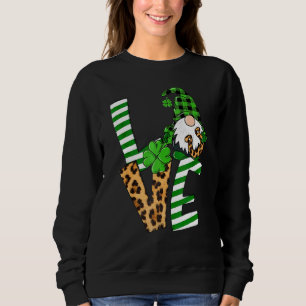 Camiseta Rua Santa Patrick's Day Love Shamrock Gnomies Luck