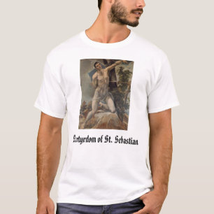 Camiseta Rua Sebastian, martírio de St. Sebastian