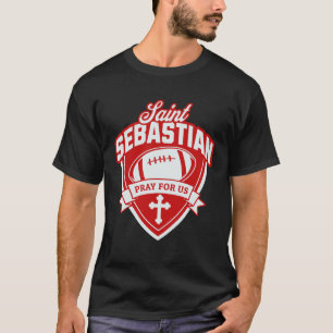 Camiseta Rua Sebastian Patron Santo de Jogadores de Futebol