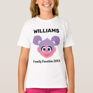 Camiseta Rua Sésamo Abby Cadabby Férias Familiares