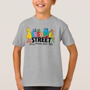 Camiseta Rua Sésamo Amigos De Furto Desde 1969