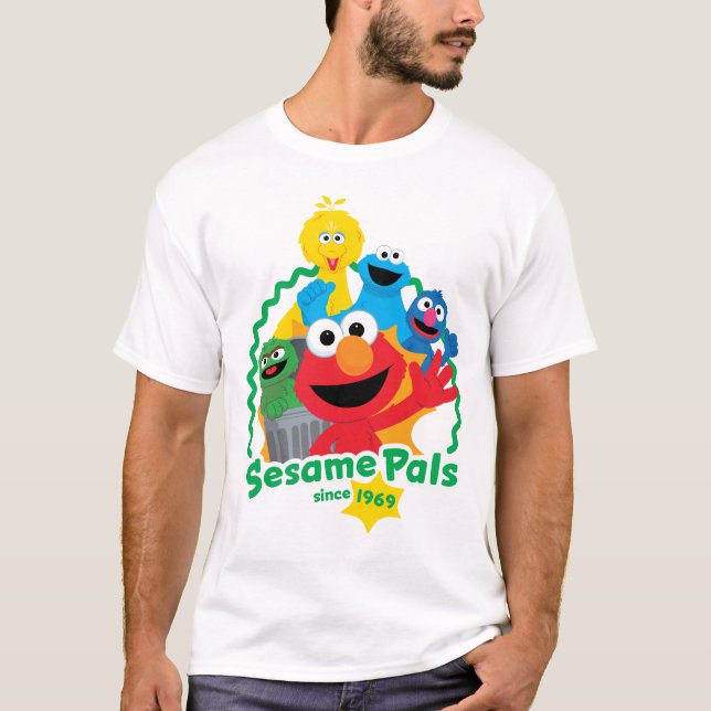 Camiseta Rua Sésamo | Amigos De Sésamo Desde 1969 (Frente)