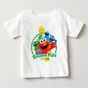 Camiseta Rua Sésamo Amigos De Sésamo Desde 1969