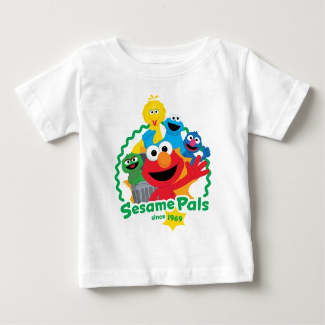 Camiseta Rua Sésamo | Amigos De Sésamo Desde 1969 (Frente)