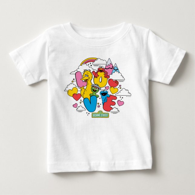 Camiseta Rua Sésamo | Amor (Frente)