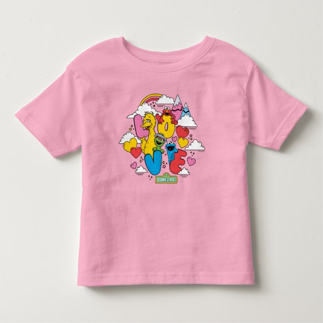 Camiseta Rua Sésamo | Amor (Frente)