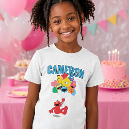 Camiseta Rua Sésamo | Aniversário do Elmo & Amigos