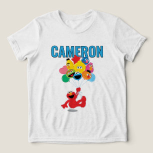 Camiseta Rua Sésamo   Aniversário do Elmo & Amigos