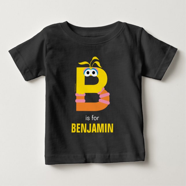 Camiseta Rua Sésamo | B é para o Big Bird (Frente)