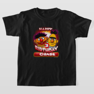 Camiseta Rua Sésamo Bert & Ernie Birthday