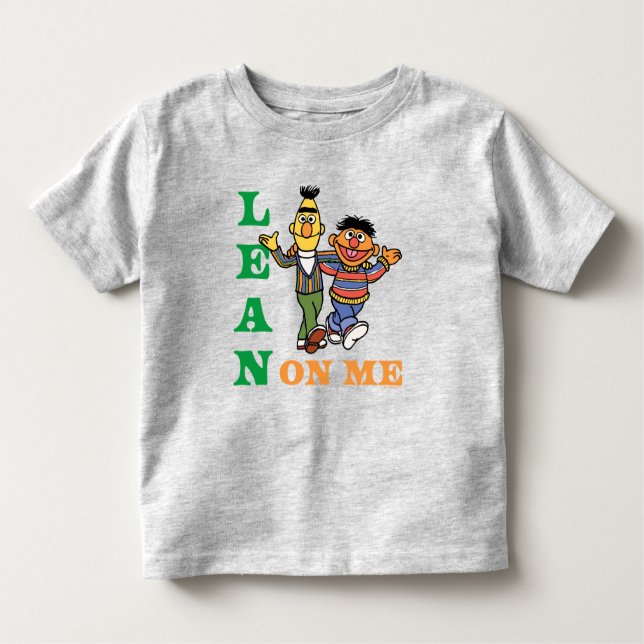 Camiseta Rua Sésamo | Bert & Ernie Lean on Me (Frente)