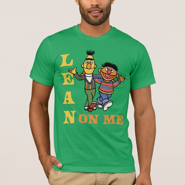 Camiseta Rua Sésamo | Bert & Ernie Lean on Me (Frente)