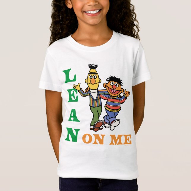 Camiseta Rua Sésamo | Bert & Ernie Lean on Me (Frente)