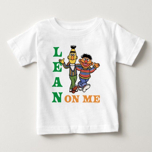 Camiseta Rua Sésamo | Bert & Ernie Lean on Me (Frente)
