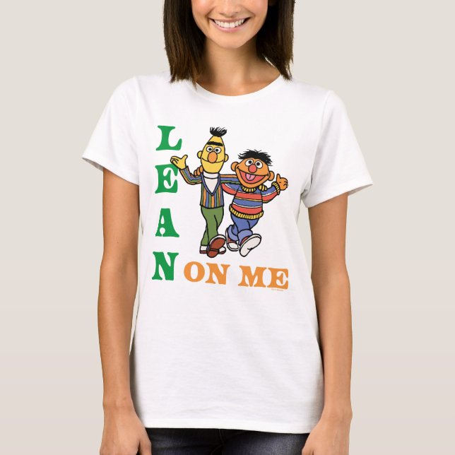 Camiseta Rua Sésamo | Bert & Ernie Lean on Me (Frente)