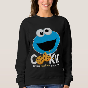 Camiseta Rua Sésamo   Cookie Monster Loving Cookies
