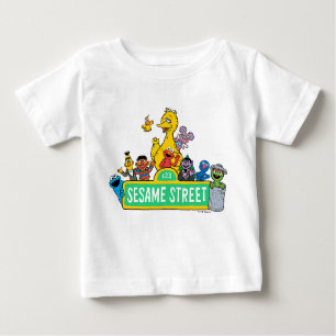 Camiseta Rua Sésamo   Cor Do Cheio Com Pals