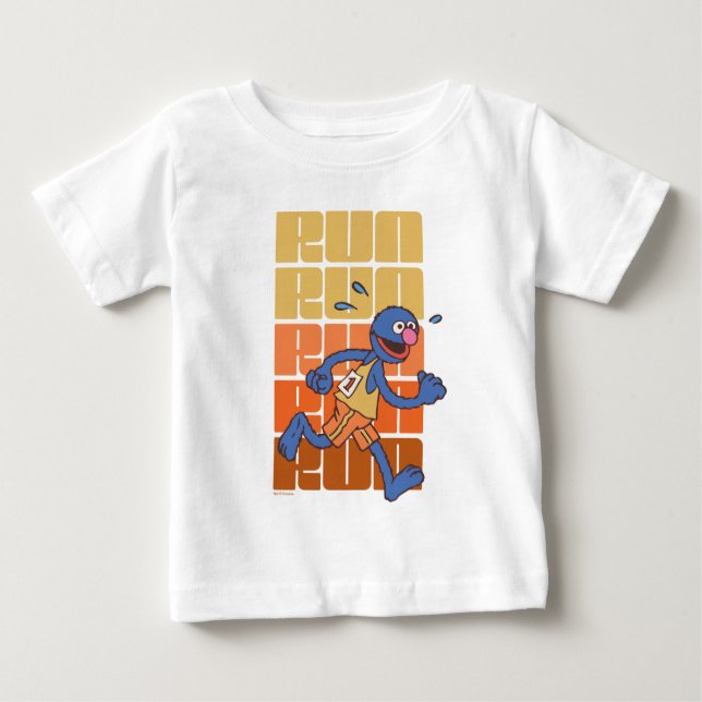 Camiseta Rua Sésamo | Corridas de Grover (Frente)