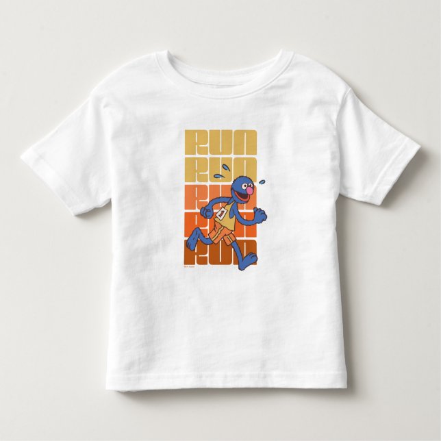 Camiseta Rua Sésamo | Corridas de Grover (Frente)