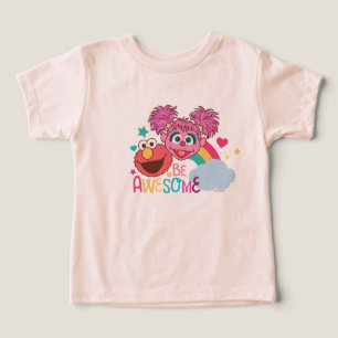 Camiseta Rua Sésamo Elmo & Abby - Seja incrível