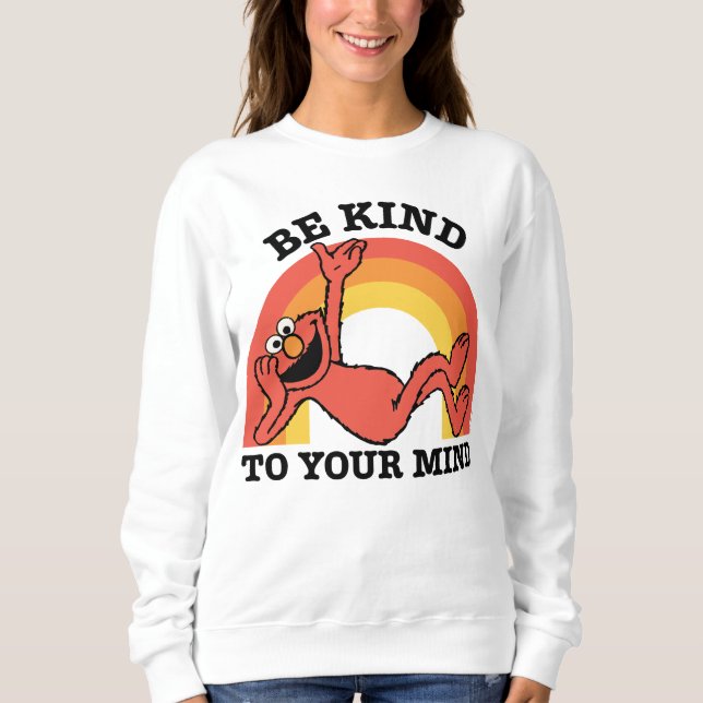 Camiseta Rua Sésamo | Elmo Seja gentil com sua mente (Frente)