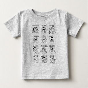 Camiseta Rua Sésamo   Emoções e sentimentos